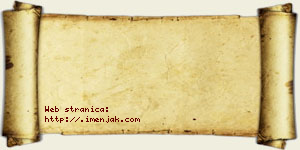 Anđela Janjić vizit kartica